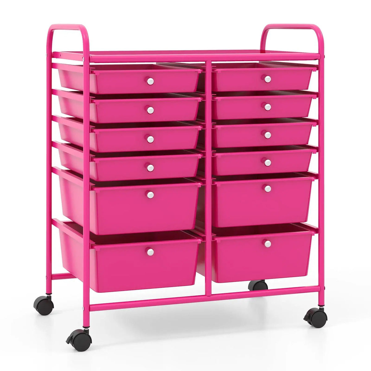 12 Storage Drawer Organizer Bins Rolling Cart, photo 11 of 20