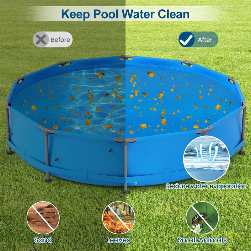 12 Foot Round Solar Pool Cover 12 Mil Blue by DirectDeals