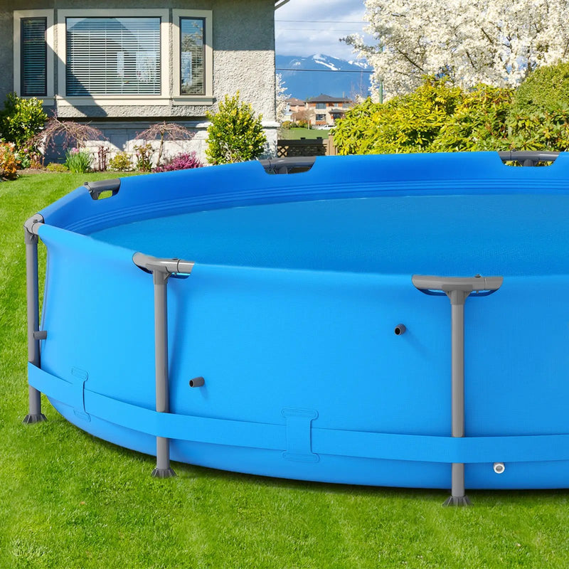 12 Foot Round Solar Pool Cover 12 Mil Blue by DirectDeals