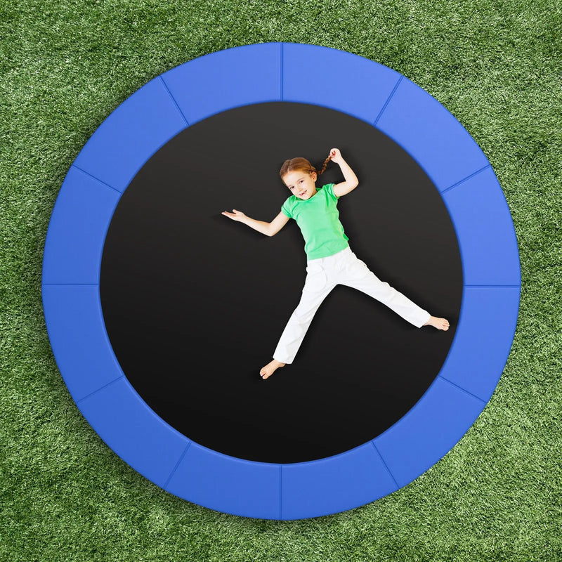 8-16 FT Trampoline Pad Replacement Safety Pad with Fixing Straps (Blue) by DirectDeals