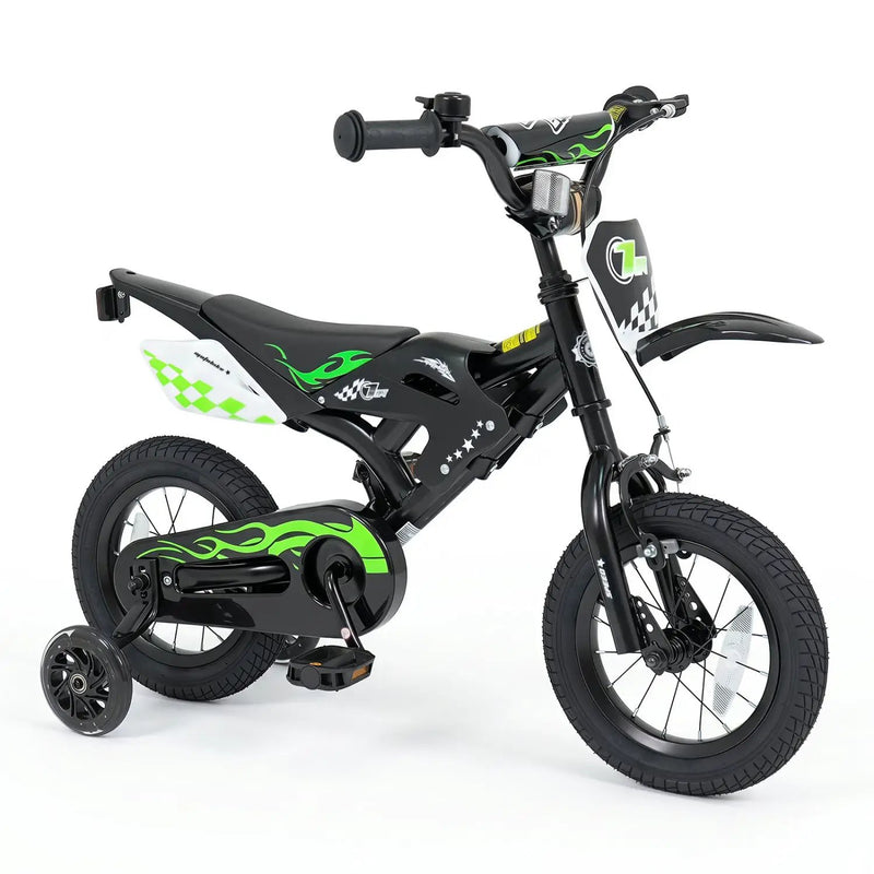 12 Inch Kids Bike with Training Wheels Ages 3-4 by DirectDeals