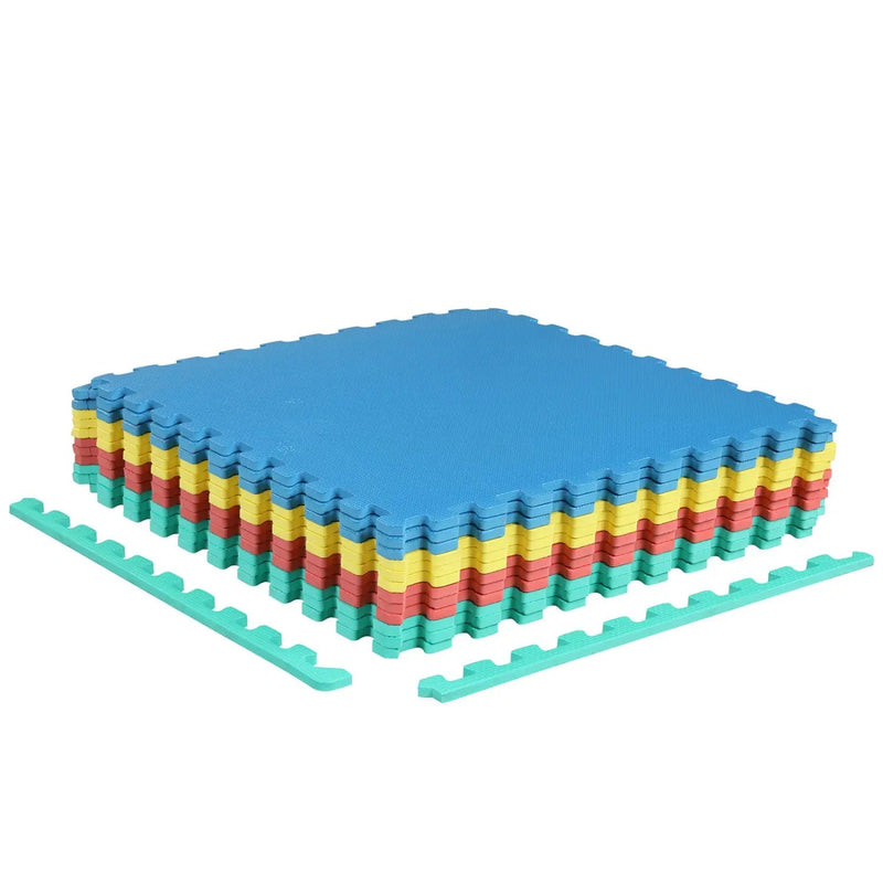 Interlocking EVA Foam Floor Tiles 12-Pack Non-Slip Mats by DirectDeals
