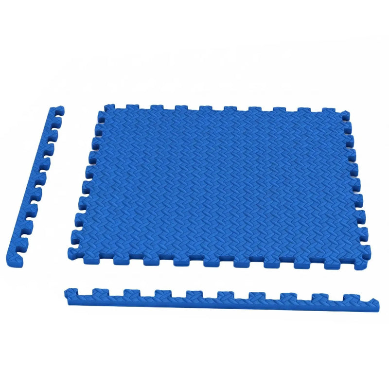 Puzzle Exercise Floor Mats 1/2 Inch Thick - 12 Tiles by DirectDeals