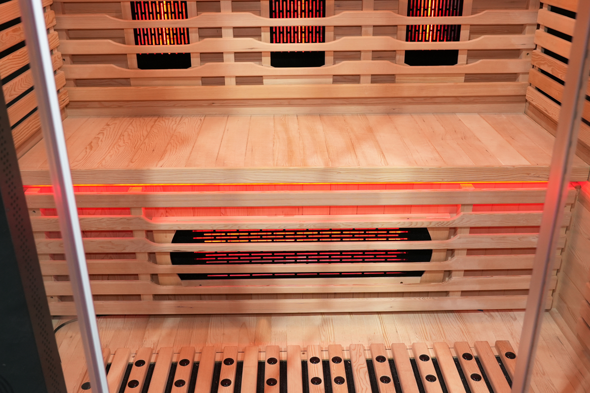Blisspod I Venetian RED I All-In-One - Full Spectrum + Red Light Therapy I Indoor Premium Sauna I 3 Person, photo 17 of 21