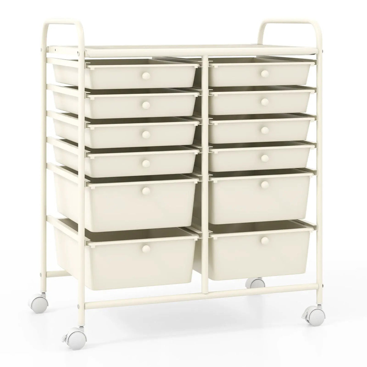 12 Storage Drawer Organizer Bins Rolling Cart, photo 18 of 20
