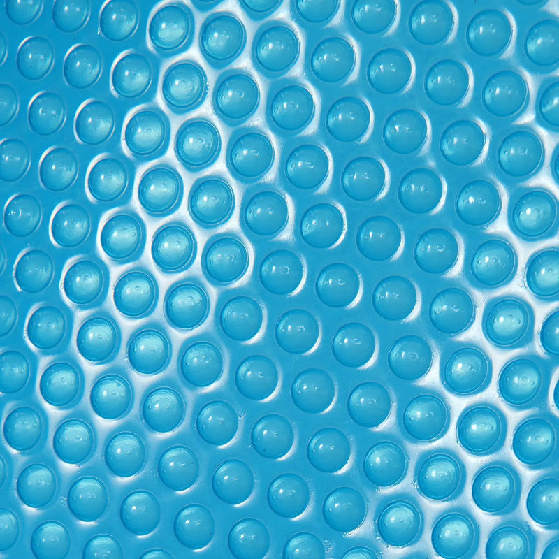 Rectangle Swimming Pool Cover 12-MIL Heat Retaining Pool Solar Blanket with Carrying Bag by DirectDeals