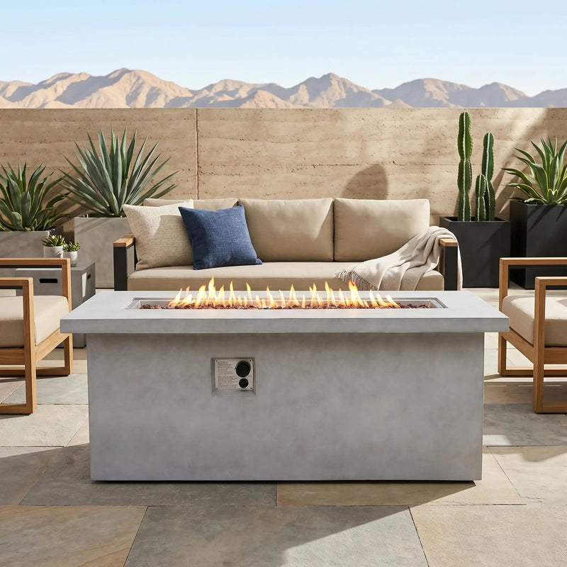 60" Propane Gas Fire Pit Table by HouseOfZazla