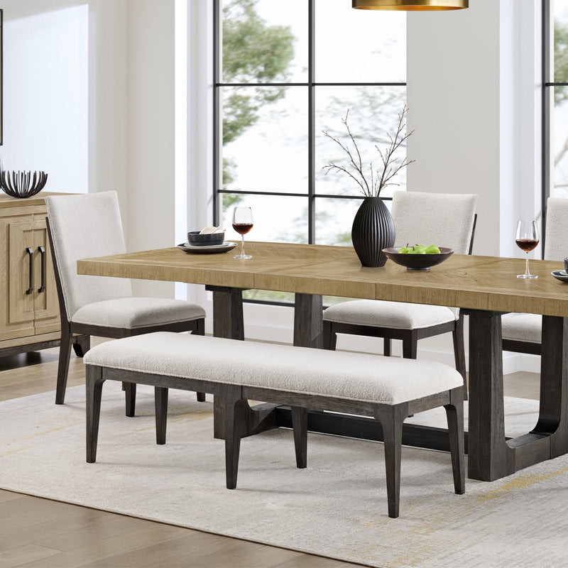 Upholstered Bench - Brown by HouseOfZazla