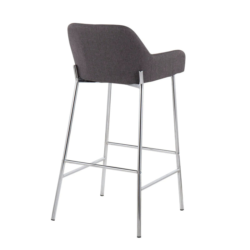 Daniella - Contemporary Fixed Height Bar Stool (Set of 2) by HouseOfZazla