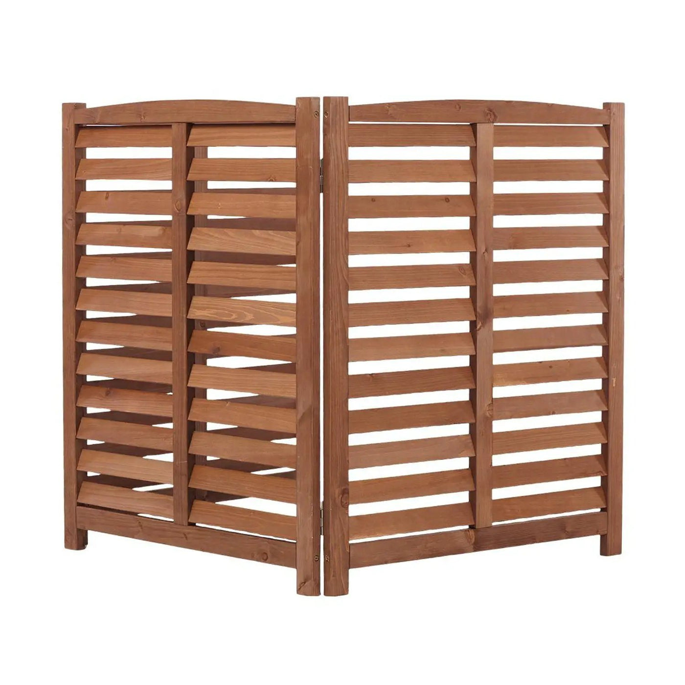 3 Panel Outdoor Wooden Air Conditioner Fence by HouseOfZazla