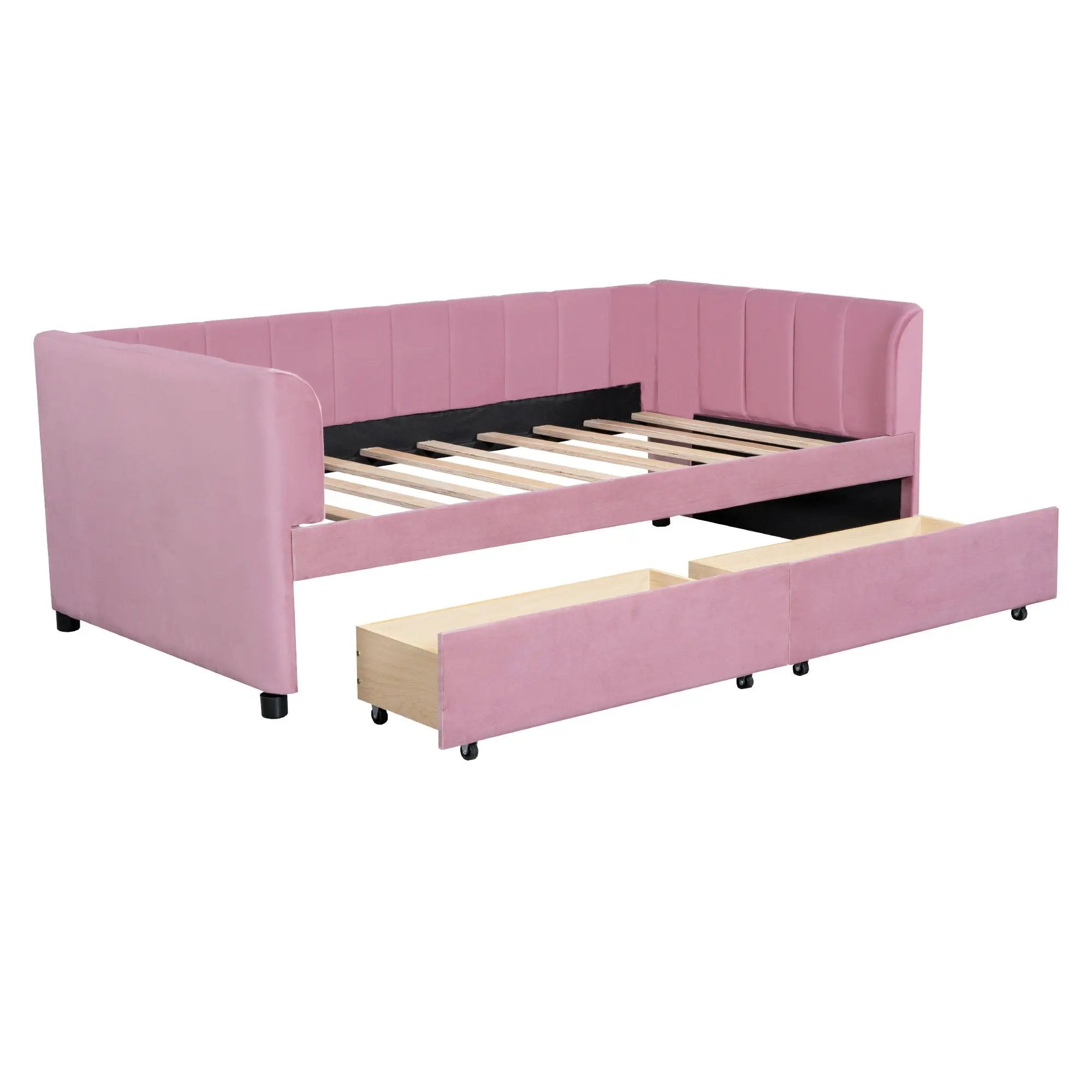 Upholstered Daybed With Ergonomic Design Backrest by Unique Piece Furniture