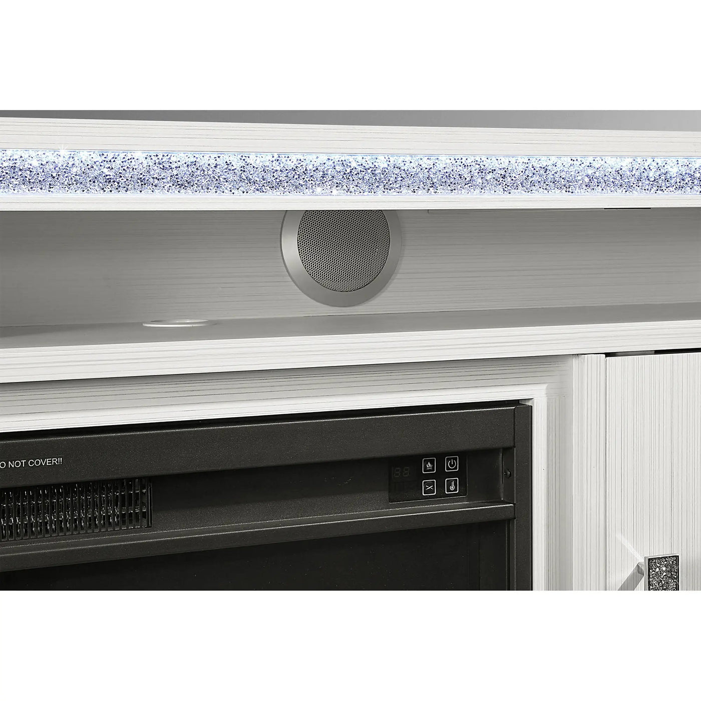 Almera - Fireplace With Adjustable Temperature And LED Options by Unique Piece Furniture