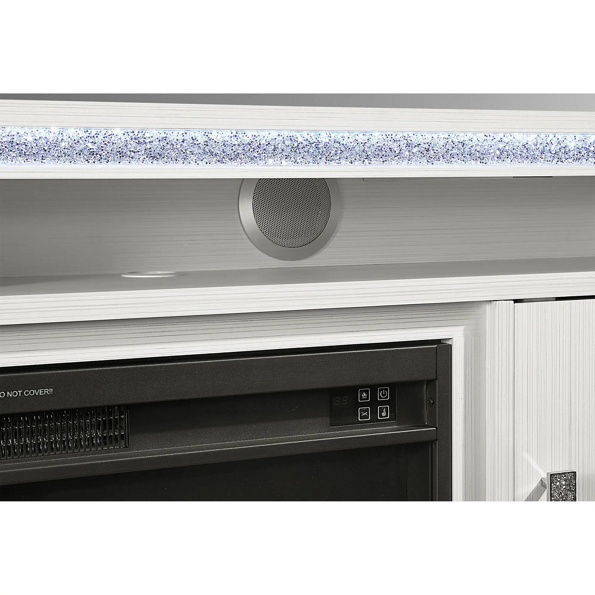 Almera - Fireplace With Adjustable Temperature And LED Options by Unique Piece Furniture