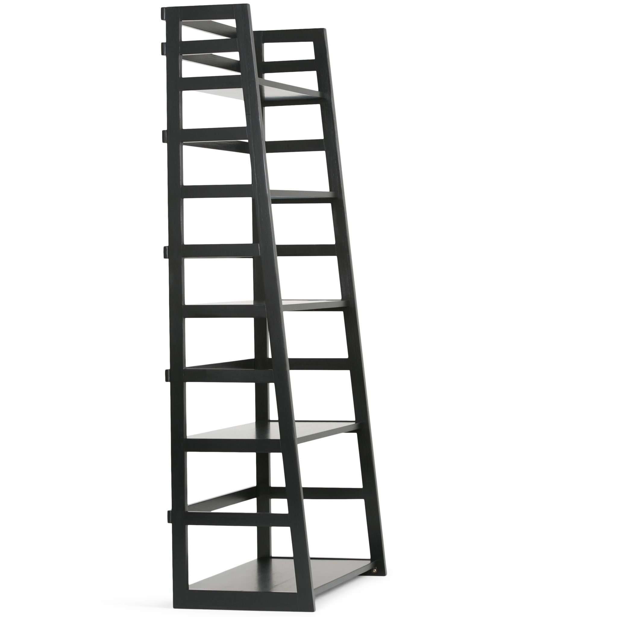 Acadian - Handcrafted Ladder Shelf Bookcase by HouseOfZazla