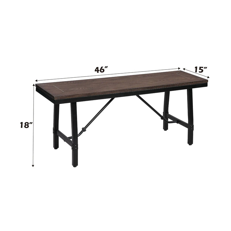 Mariatu - Bench - Oak / Black by Unique Piece Furniture