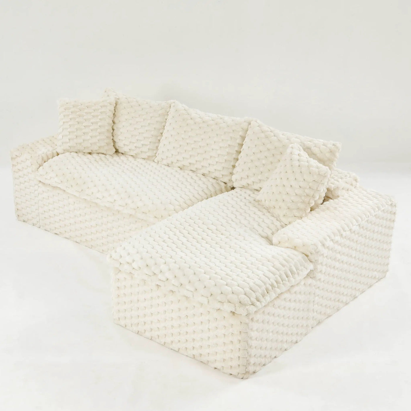 Modular Sofa, Convertible Twin Seat With Chaise Lounge by HouseOfZazla