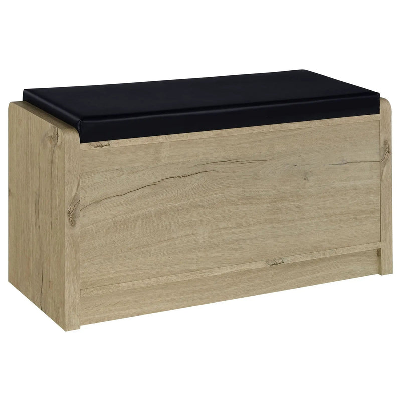 Arrington Storage Bench White Oak by Unique Piece Furniture