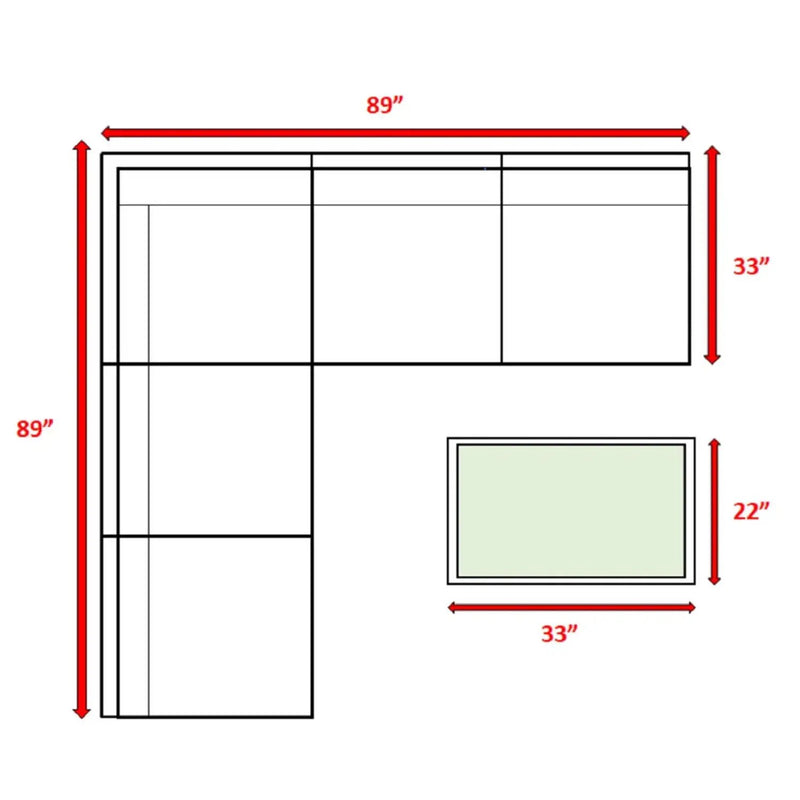 Modular 4 Person Outdoor Seating Group With Cushions - Espresso by Unique Piece Furniture