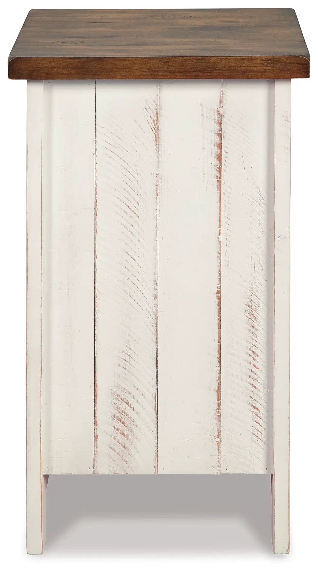 Wystfield - Chair Side End Table - White / Brown by Unique Piece Furniture