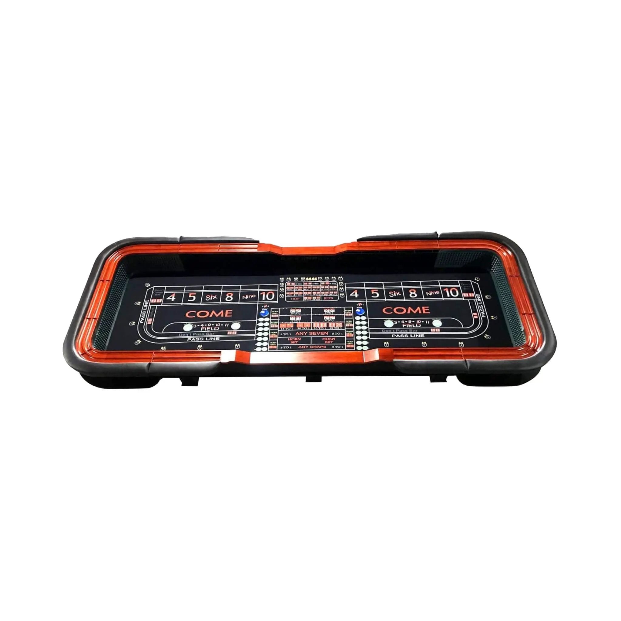 12FT Casino Style Craps Table With Full Drink Rail And Cushion Rim Cover (SAK35098) by SAKSBY WHOLESALE