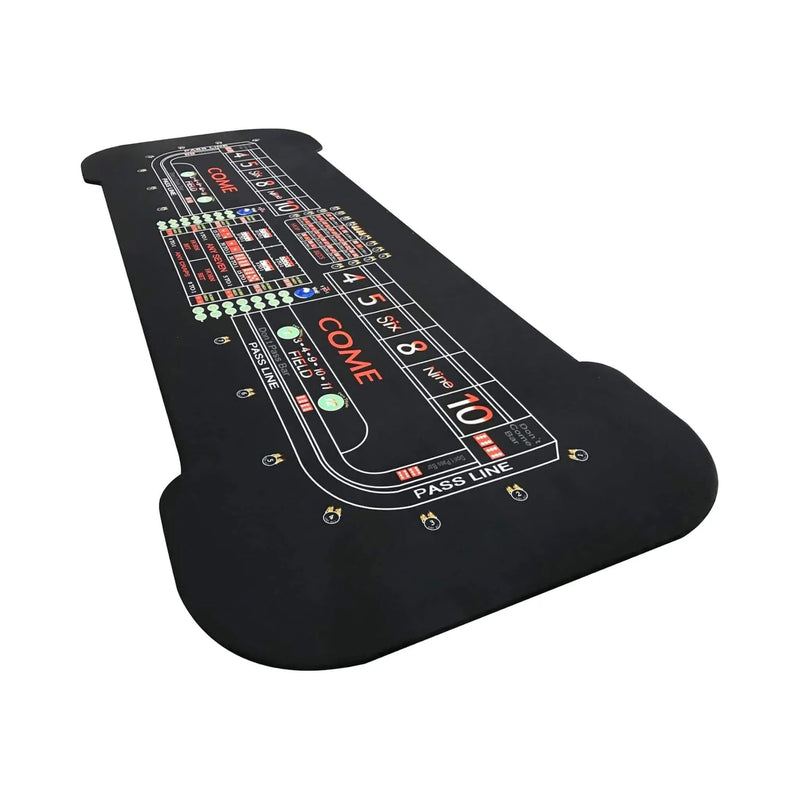 12FT Casino Style Craps Table With Full Drink Rail And Cushion Rim Cover (SAK35098) by SAKSBY WHOLESALE
