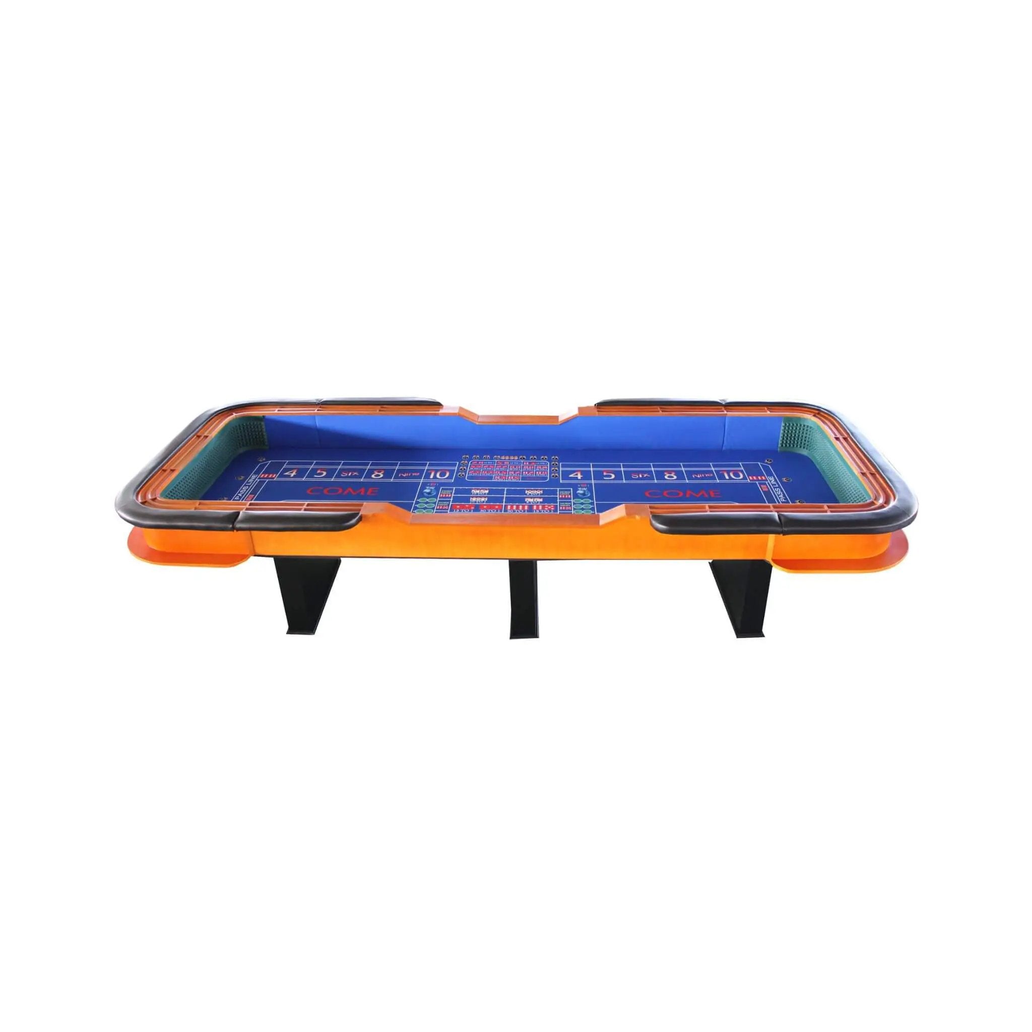 12FT Deluxe Casino Craps Game Table With Full Drink Rail (SAK68021) by SAKSBY WHOLESALE