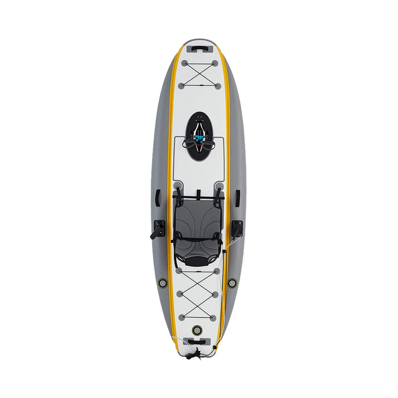 Portable 12FT Lightweight Inflatable PVC Fishing Kayak With Pedal System (SAK64328) by SAKSBY WHOLESALE