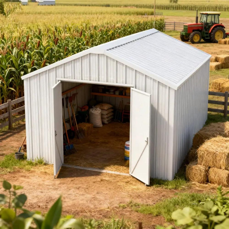 12'x20' Heavy-Duty Metal Garage Shed by Chery Industrial