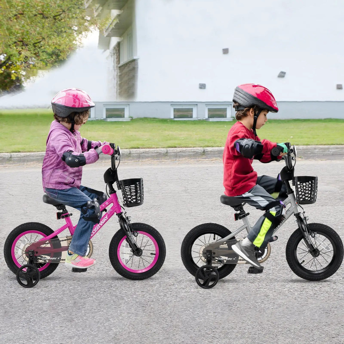 14 Inch Kids Bike Adjustable with Transparent Chain Cover for 4-5 Years Old, photo 2 of 11
