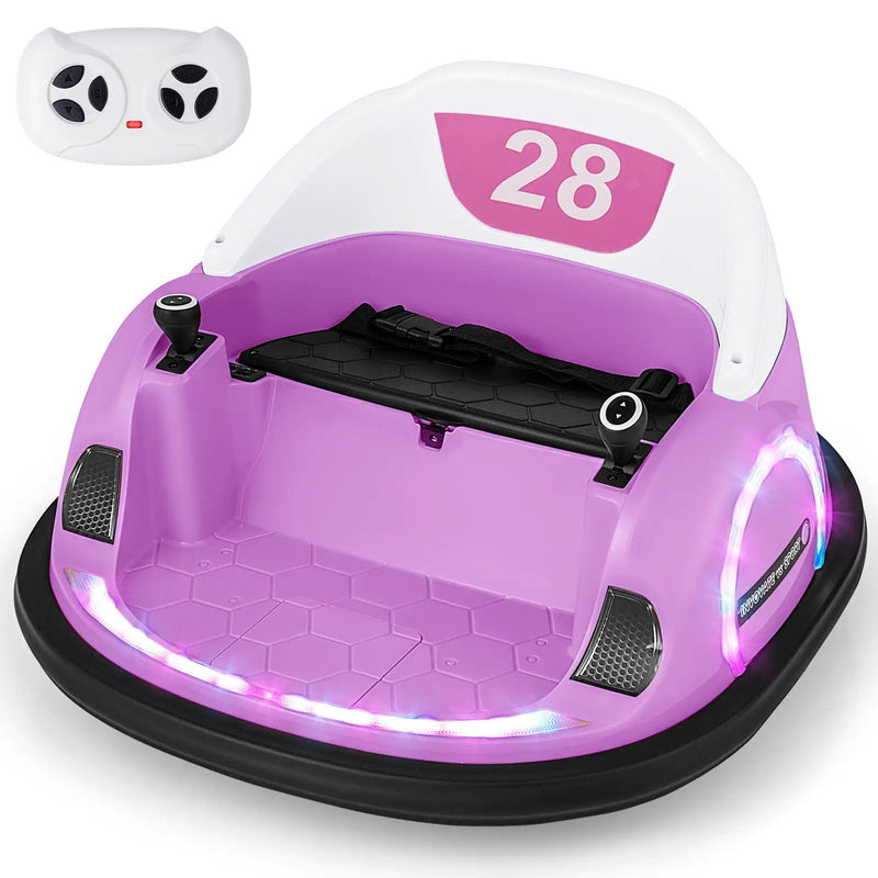12V Ride On Bumper Car with Remote Control for Toddlers by DirectDeals