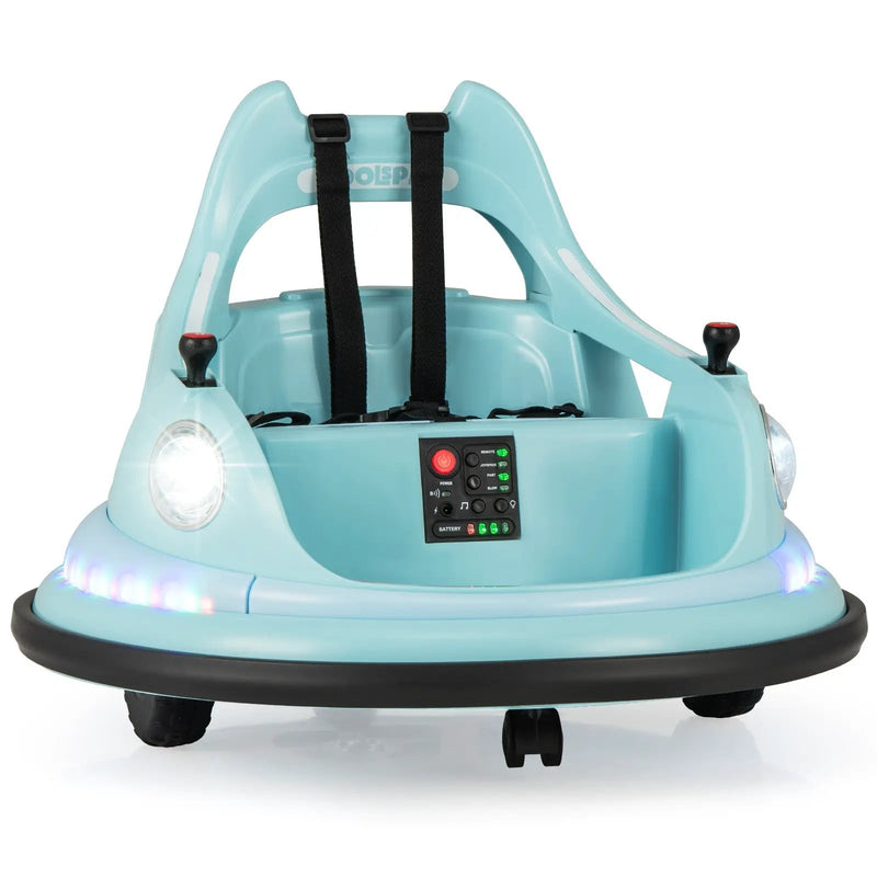 12V Kids Ride On Bumper Car with Remote Control and Dual Joysticks by DirectDeals