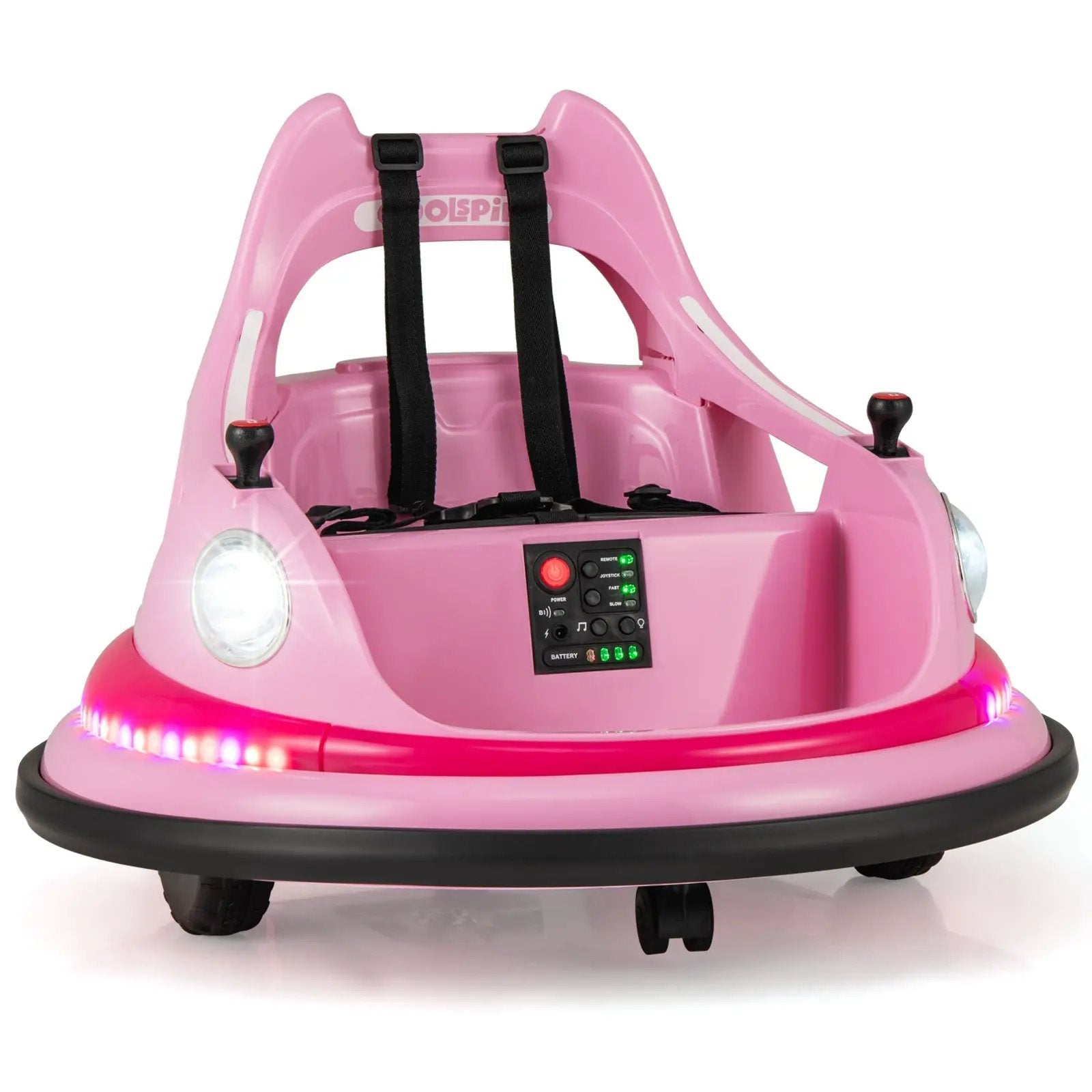 12V Kids Ride On Bumper Car with Remote Control and Dual Joysticks by DirectDeals