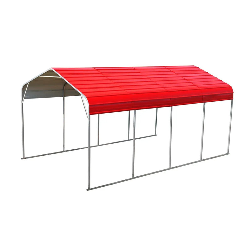 12x20 ft Heavy Duty Metal Garage Carport by Chery Industrial