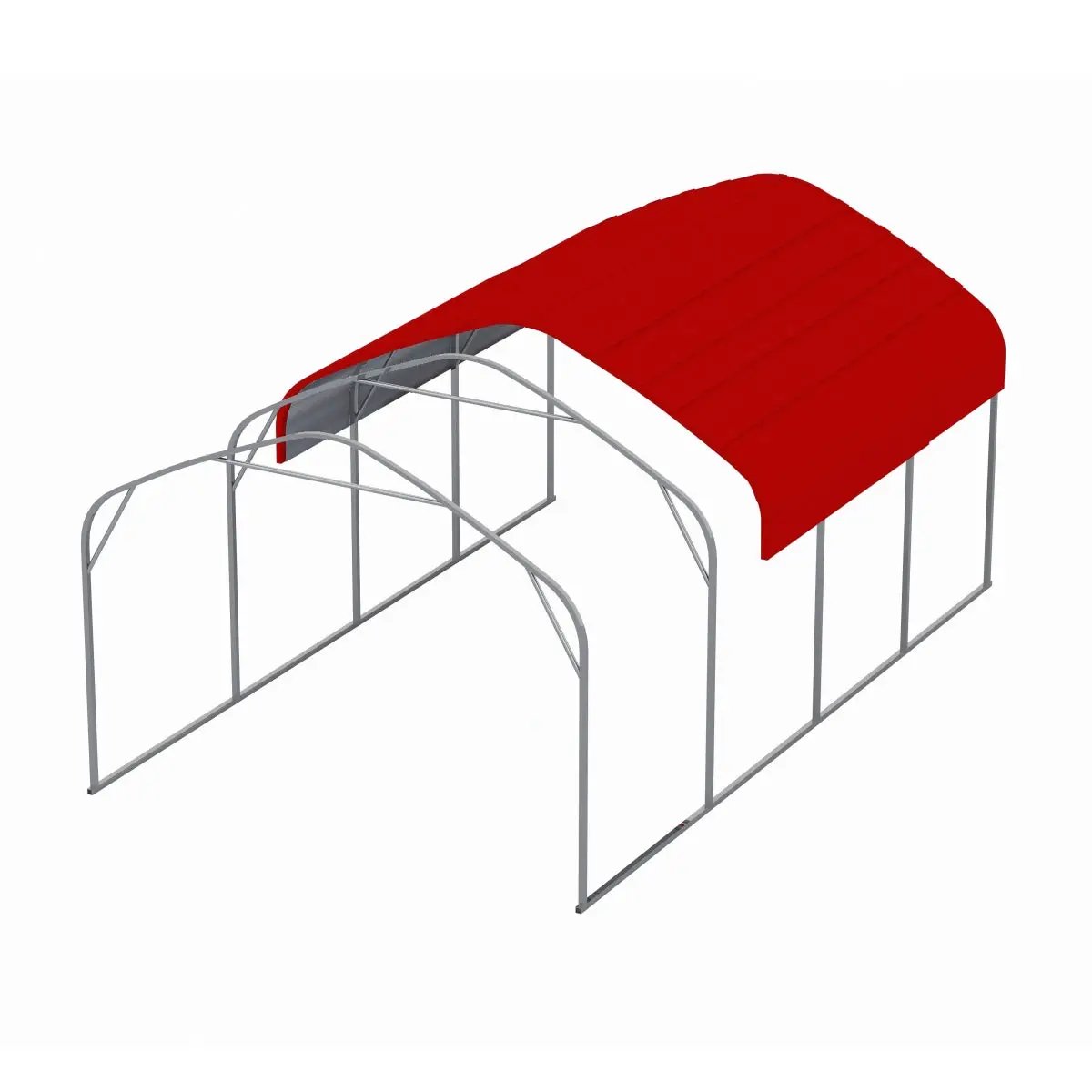 12x20 ft Heavy Duty Metal Garage Carport by Chery Industrial