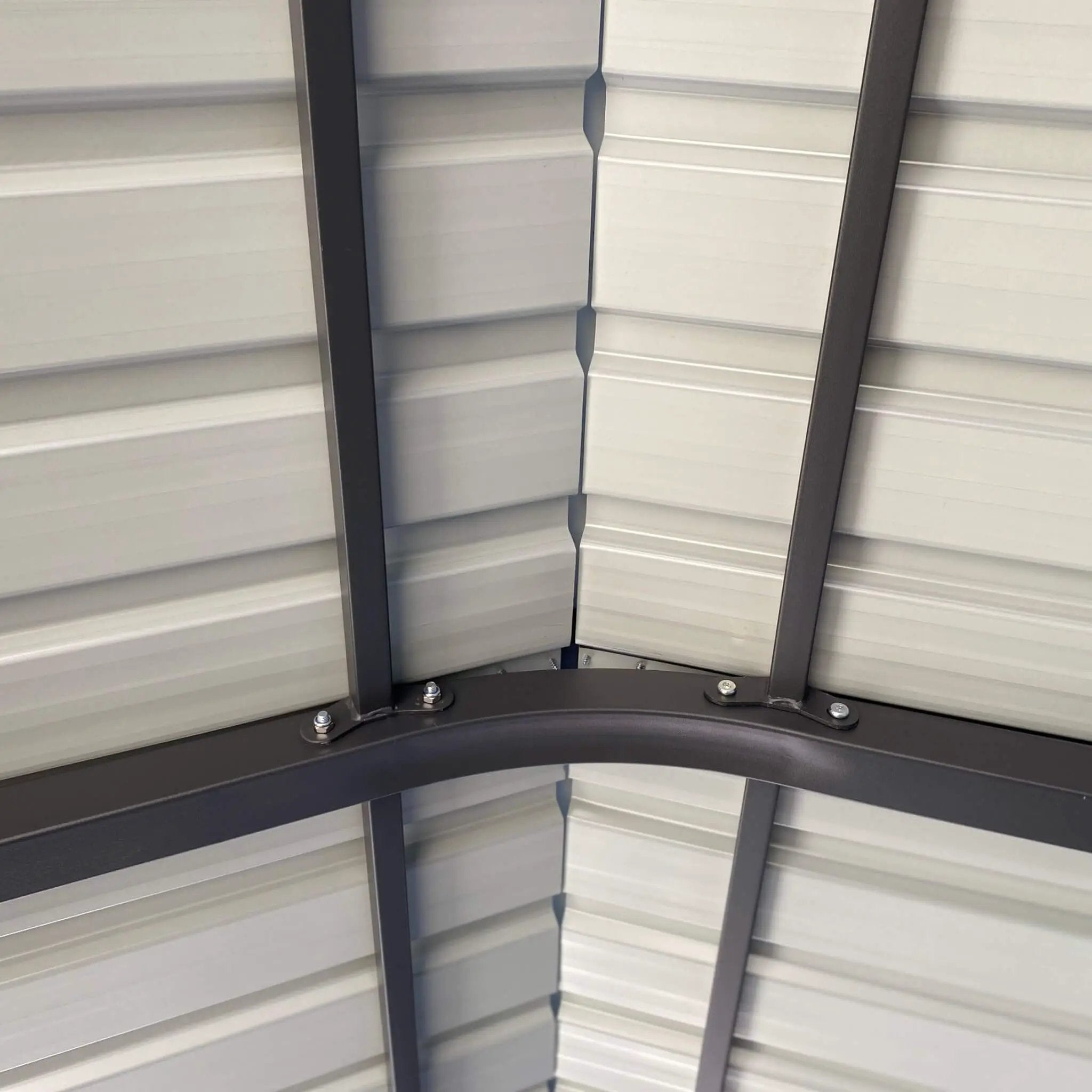 [12X20FT] Alora Heavy-Duty Metal Carport With Galvanized Steel Roof For Car, Boats And Trucks, Gray (SAK95562) by SAKSBY WHOLESALE