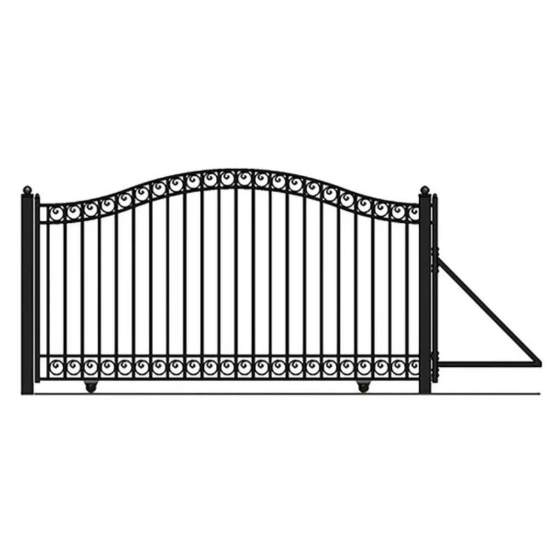 12x6 ft Steel Sliding Driveway Gate by Chery Industrial
