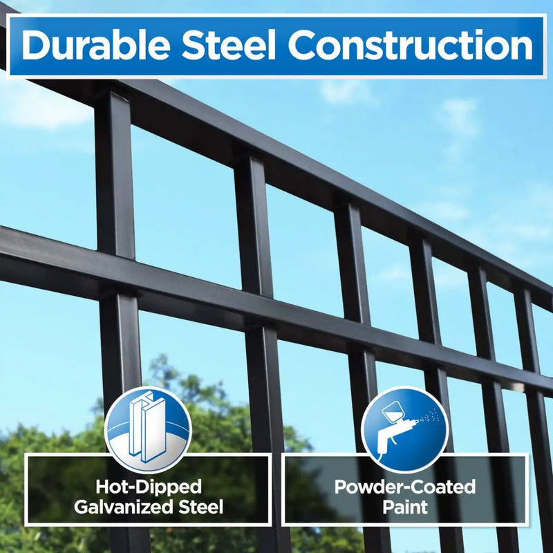 12x6 ft Steel Sliding Driveway Gate by Chery Industrial