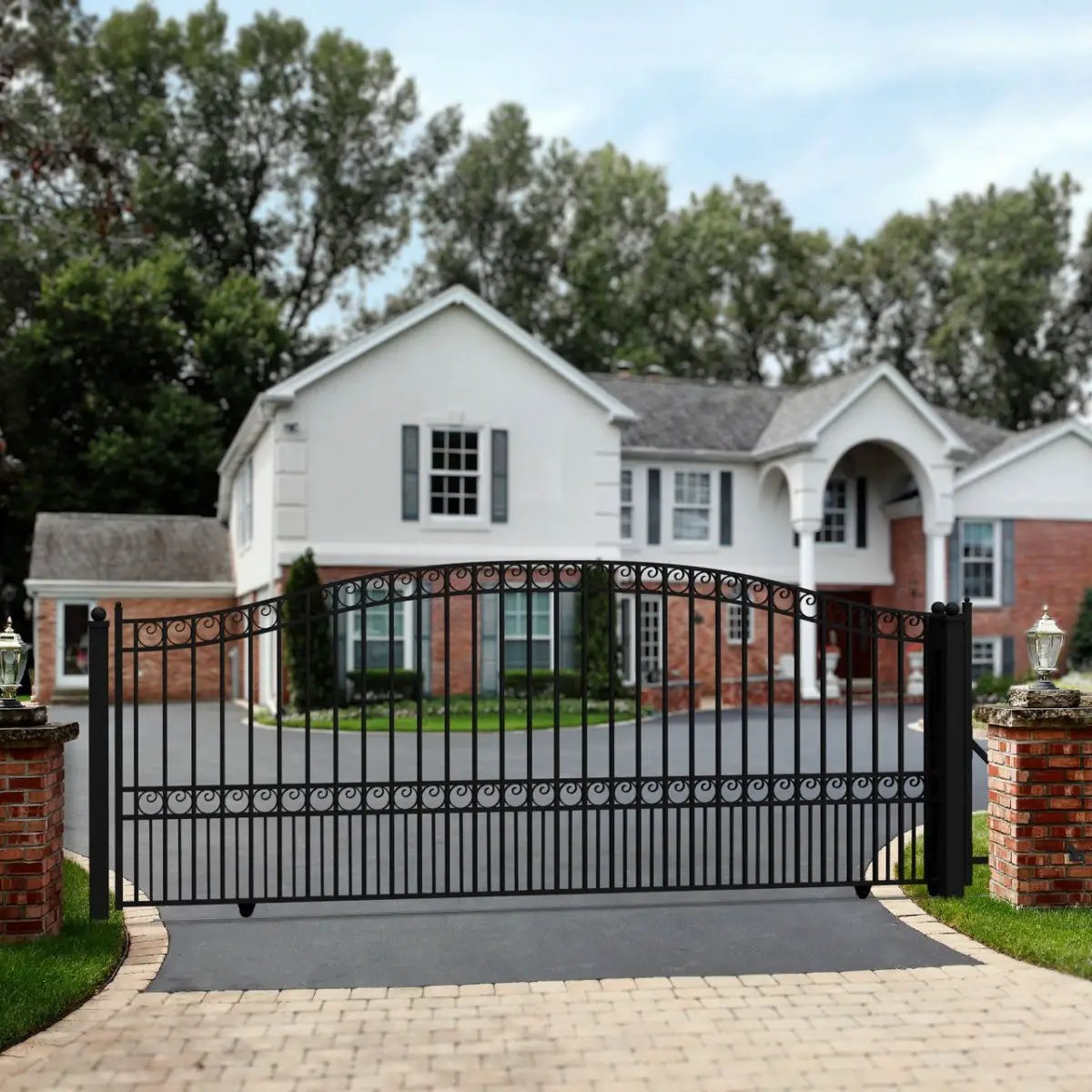 12x6 ft Steel Sliding Driveway Gate by Chery Industrial