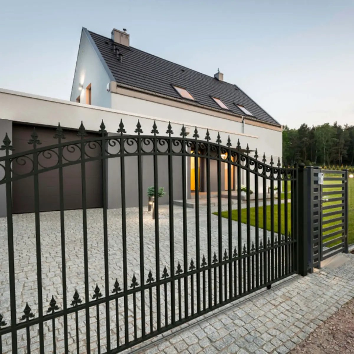 12x6 ft Steel Sliding Driveway Gate by Chery Industrial