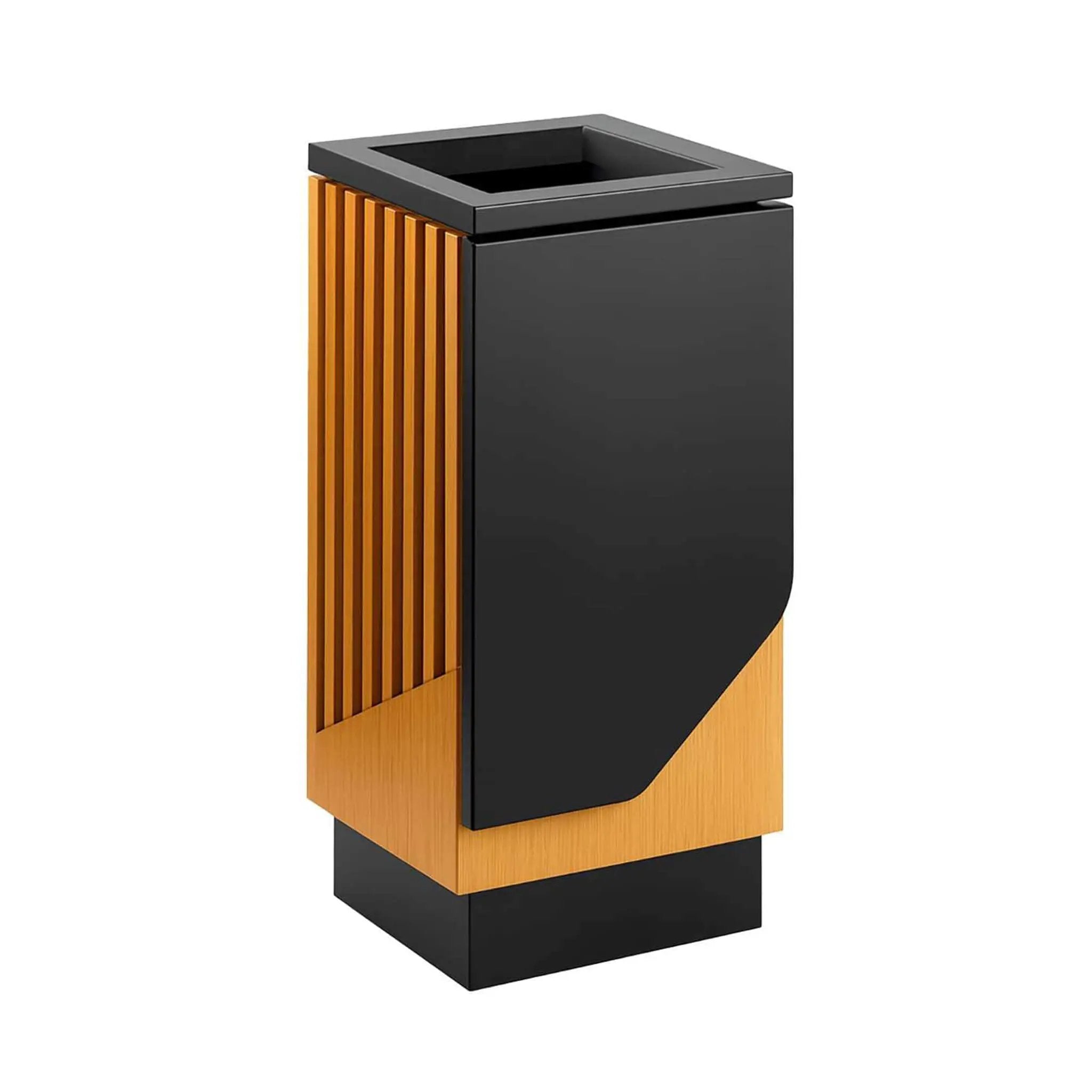 13-Gallon Heavy-Duty Commercial Outdoor Square Decorative Trash Can (SAK30467) by SAKSBY WHOLESALE
