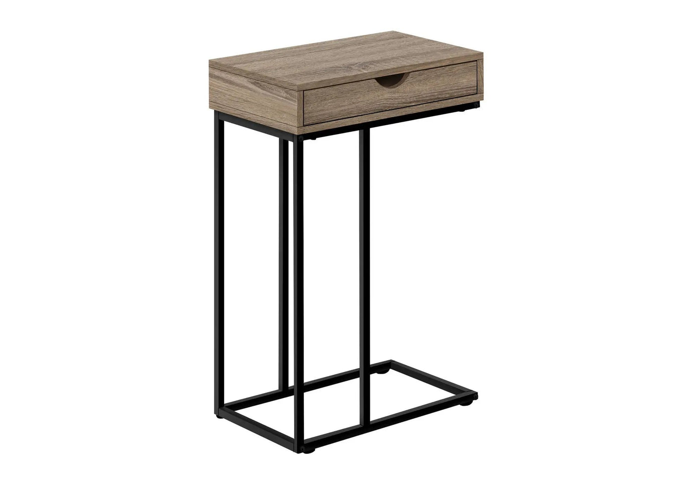 Accent Table, C-Shaped Contemporary & Modern Versatile Design by HouseOfZazla