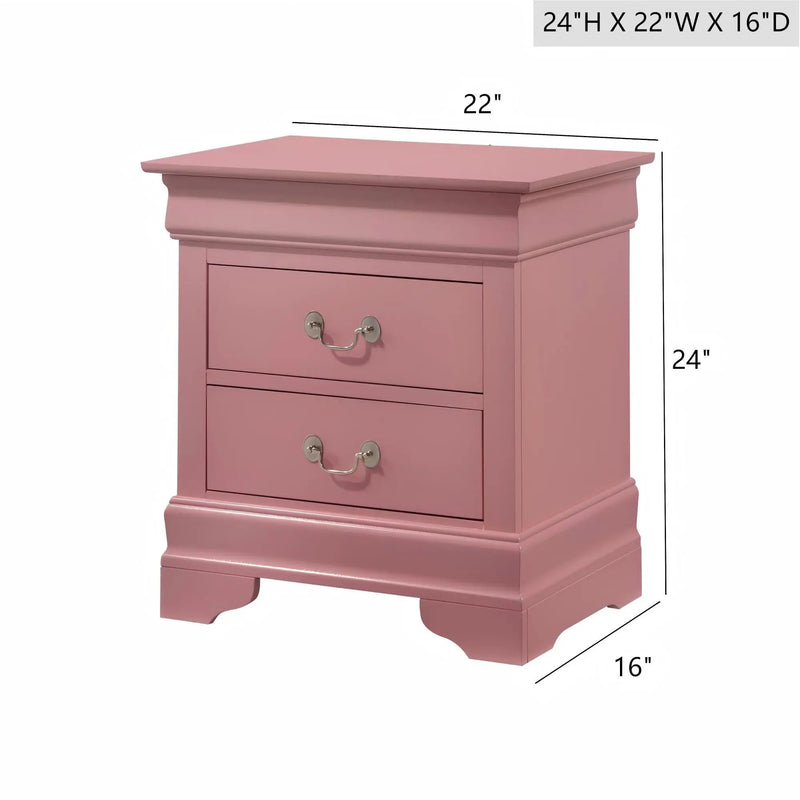 Louis Phillipe - Nightstand - Wood by HouseOfZazla