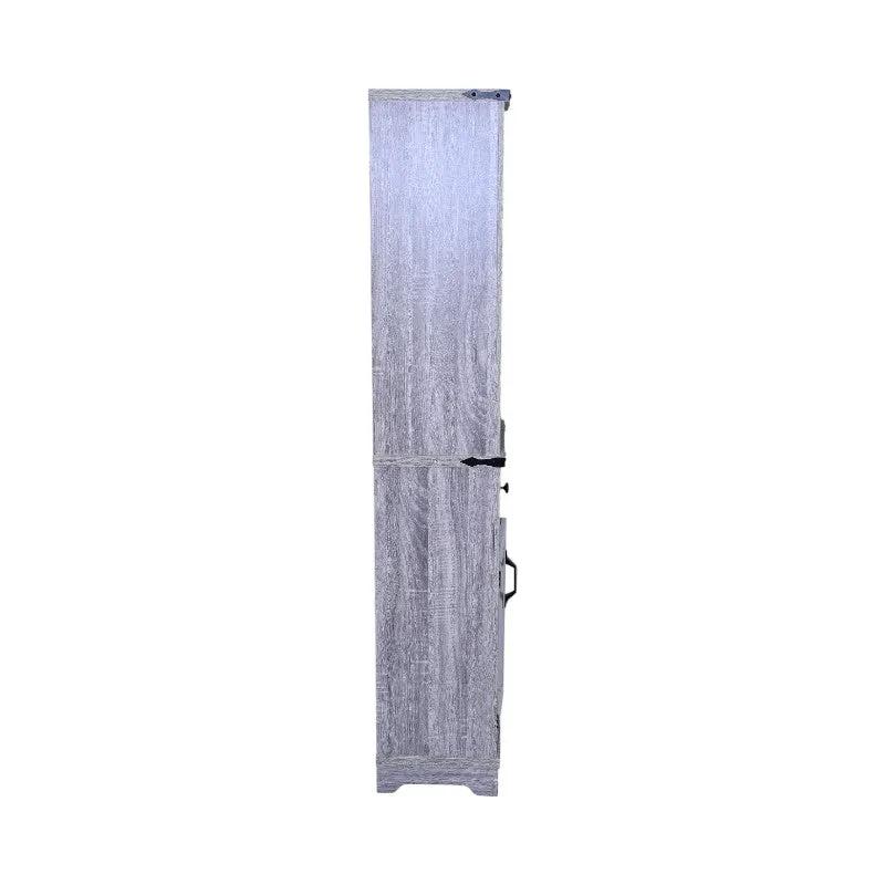 Narrow Bathroom Storage Cabinet with Adjustable Shelves by HouseOfZazla