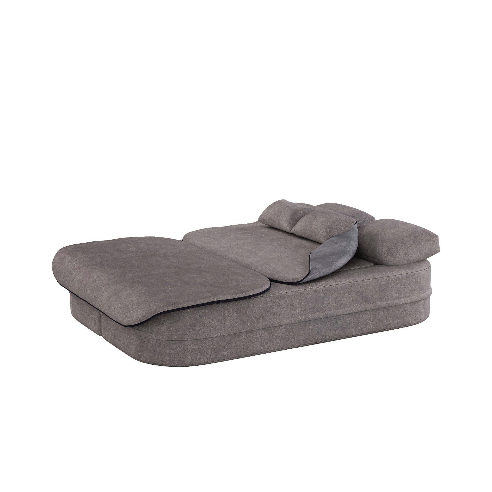 2 In 1 Foldable Sofa Bed With Multi Functional Blanket, Floor Lounge Sofa by HouseOfZazla