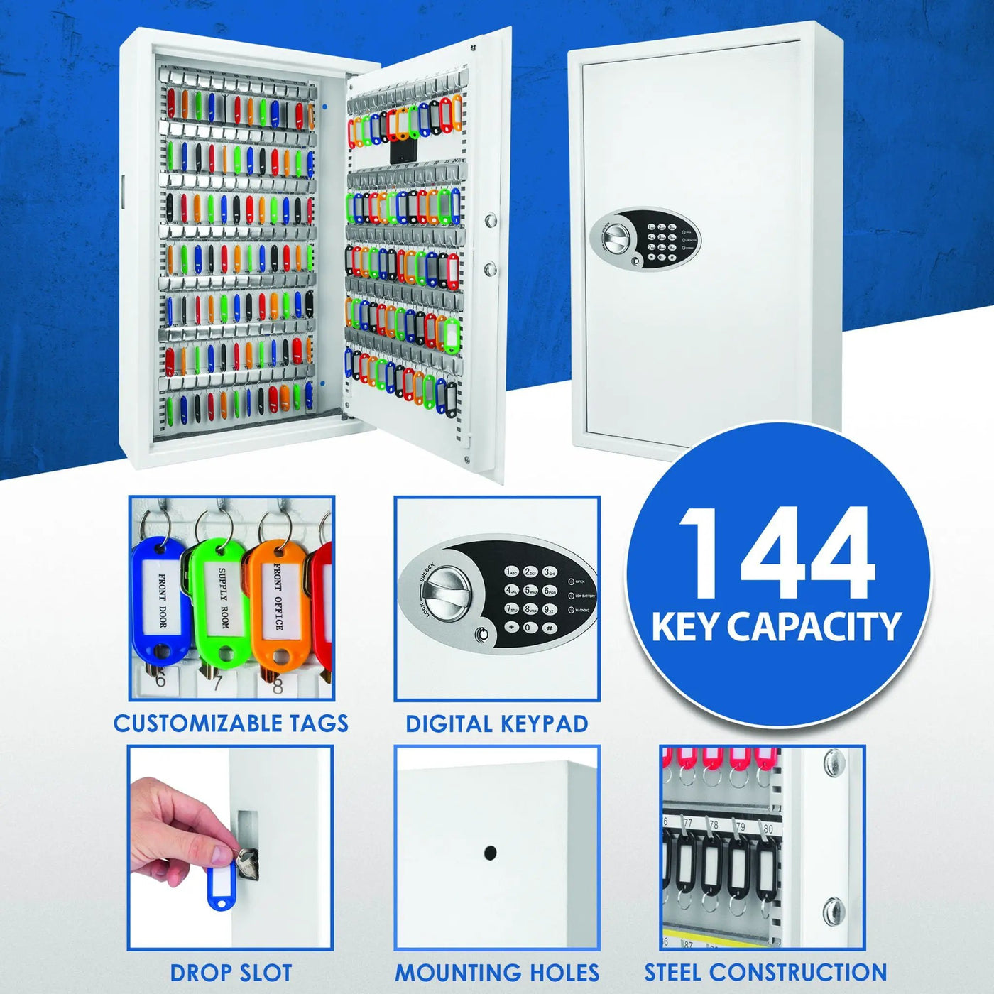 Key Cabinet Digital Keypad Wall Safe by HouseOfZazla