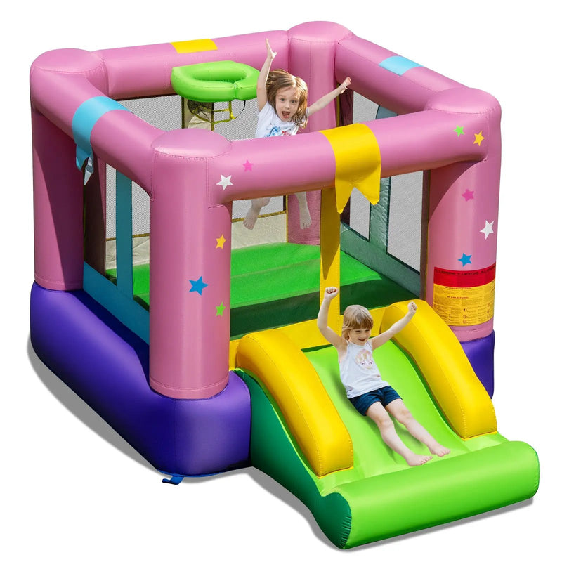 Inflatable Bounce House with 480W Blower and Carrying Bag for Party by DirectDeals