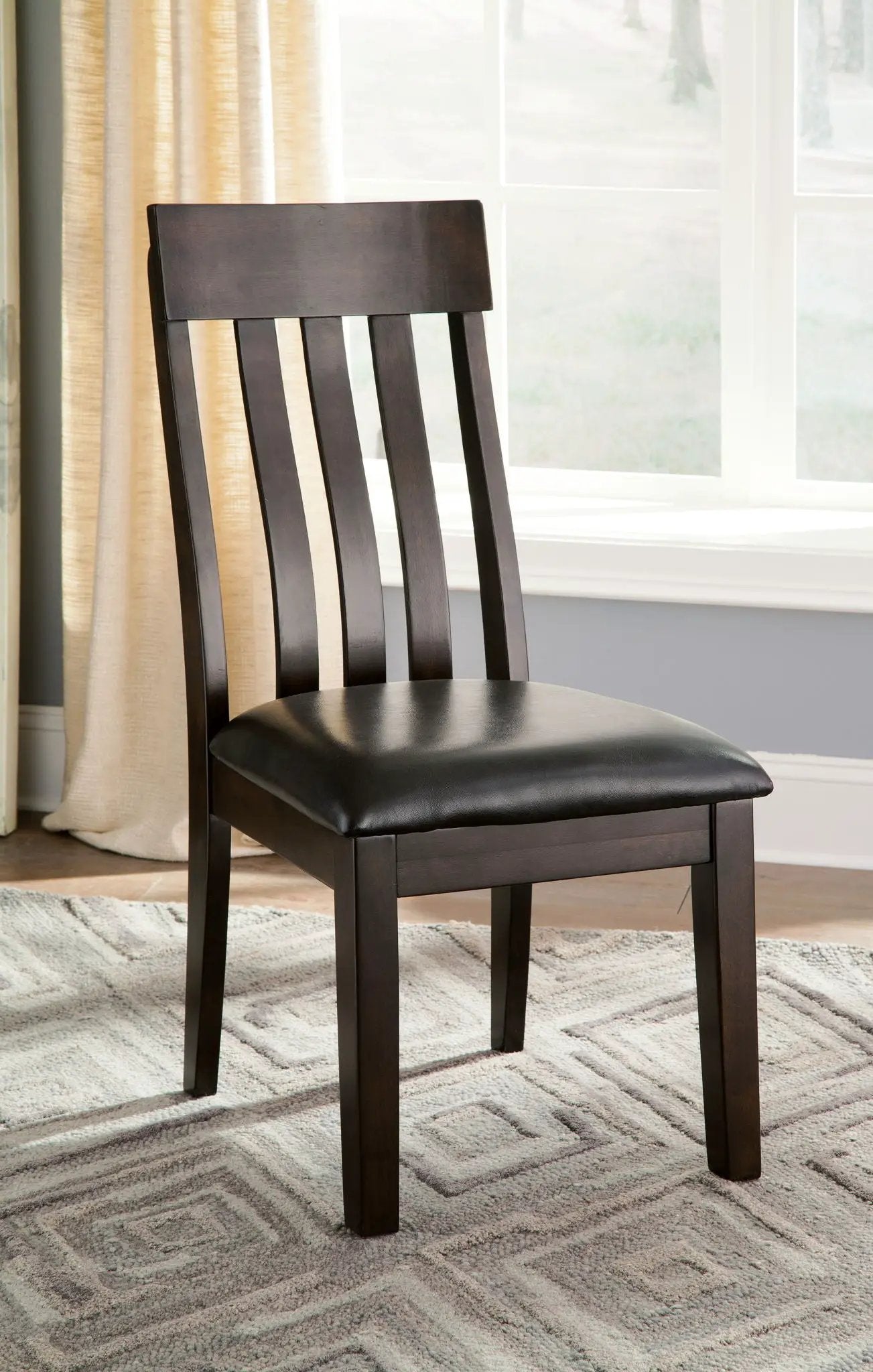 Haddigan - Dining UPH Side Chair (Set of 2) - Dark Brown by Unique Piece Furniture