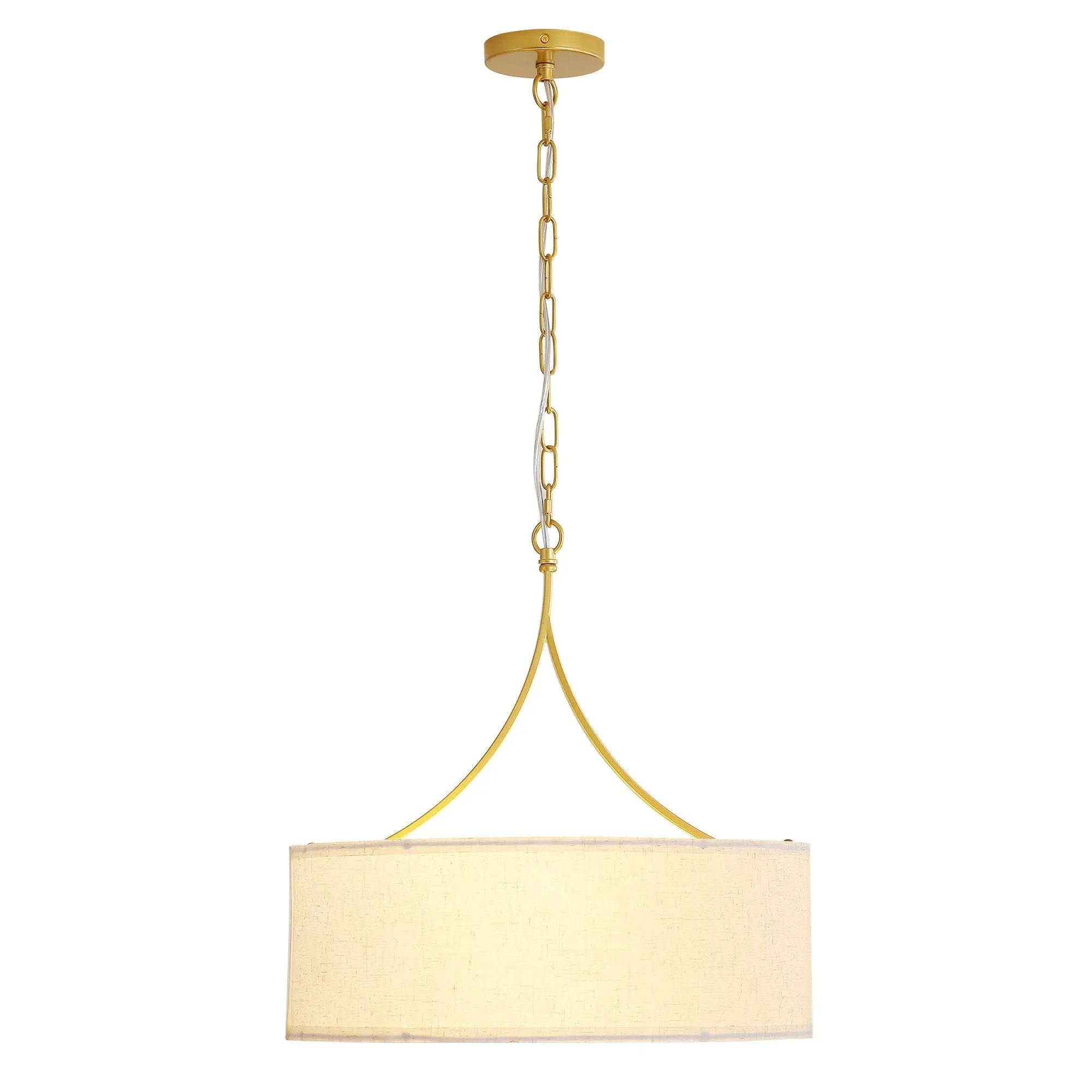 3 Light Drum Pendant Light by HouseOfZazla