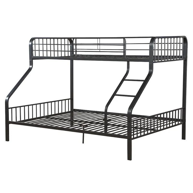 Caius - Twin Long/Queen Bunk Bed - Gunmetal by Unique Piece Furniture