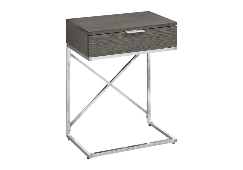 Accent Side Table with Storage Drawer, Spacious Tabletop, Contemporary Design by HouseOfZazla